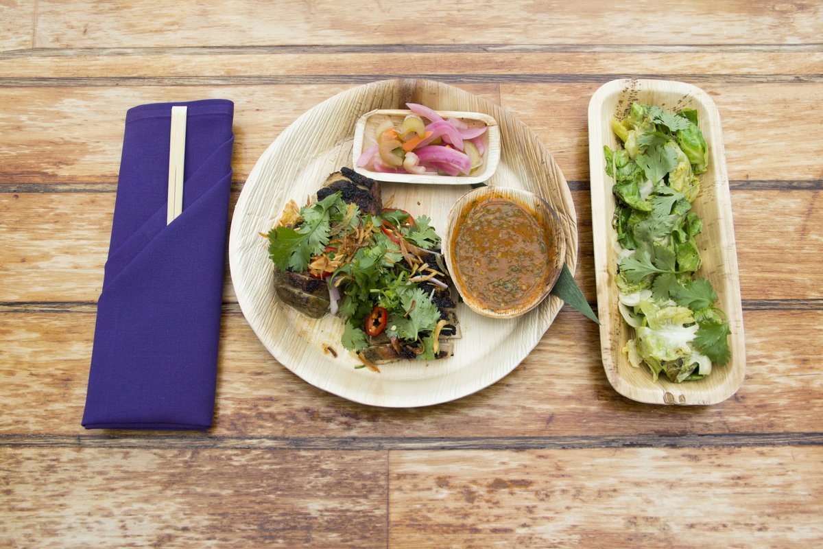 Compostable Single-Use Plates