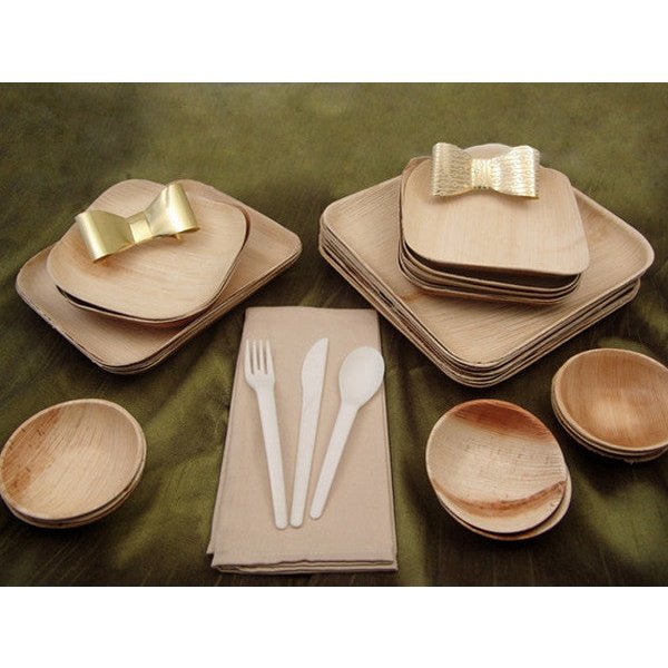 Eco-Friendly Disposable Dinnerware Biodegradable Tableware