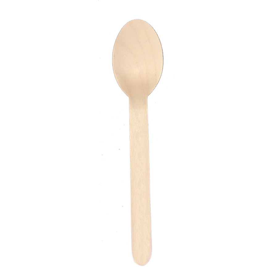 Eco² ® Lightweight Wooden Spoons (100 Count Retail Pack)-VerTerra Dinnerware