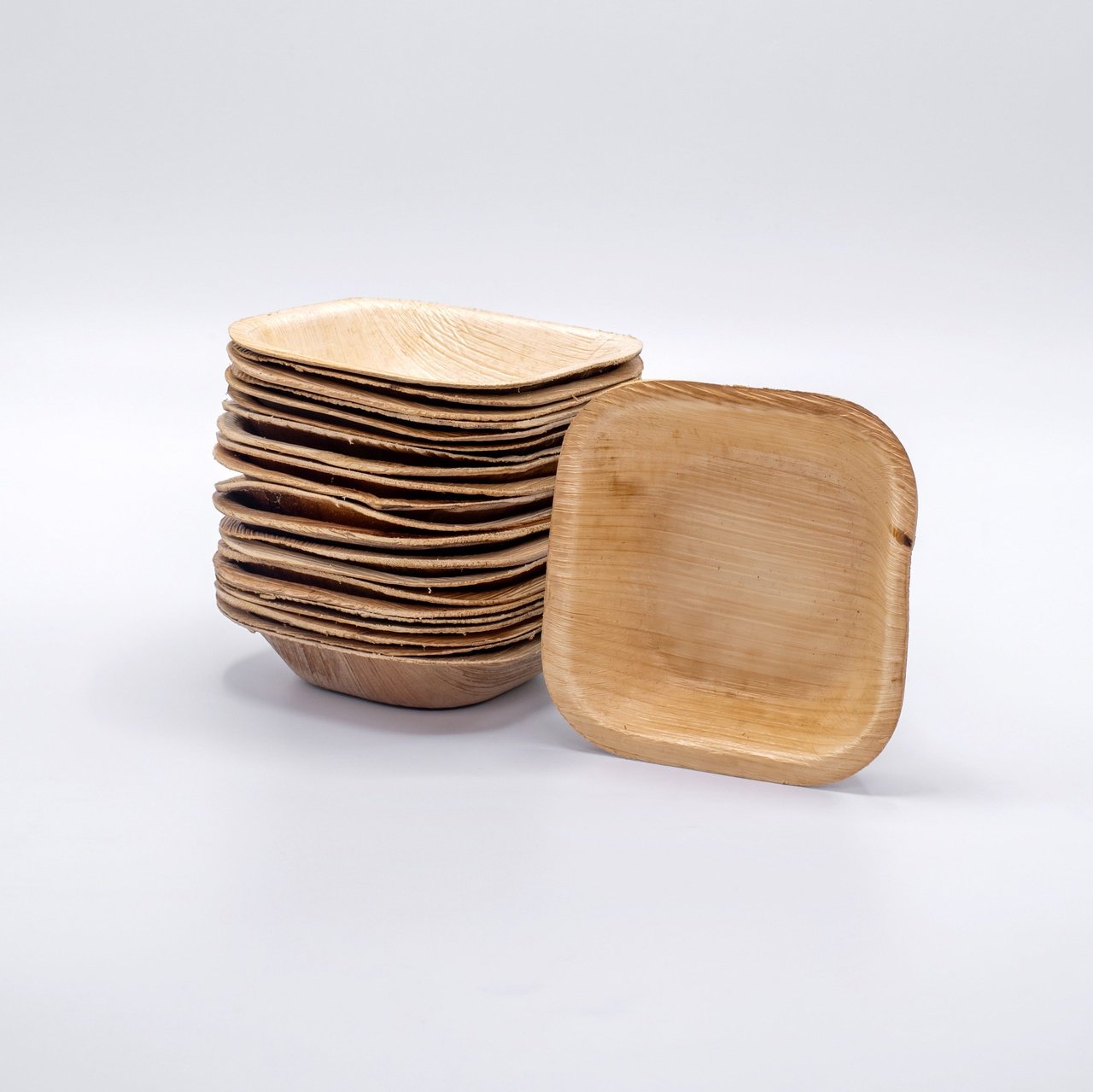 3" x 3" Square Palm Leaf Bowls - Estimated Restock date 05/20/25