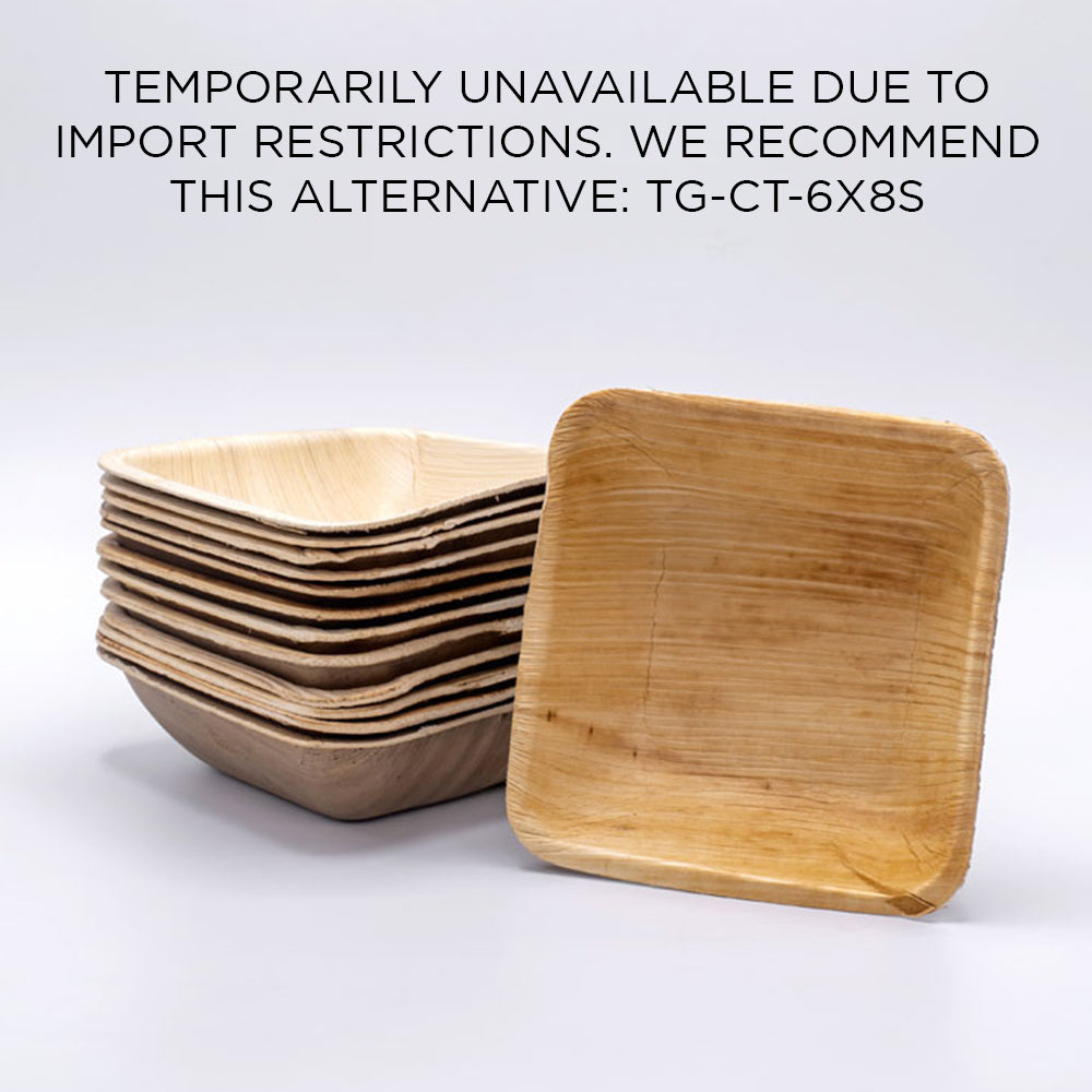 6" x 8" Palm Leaf Bowls - Estimated Restock 05/20/25