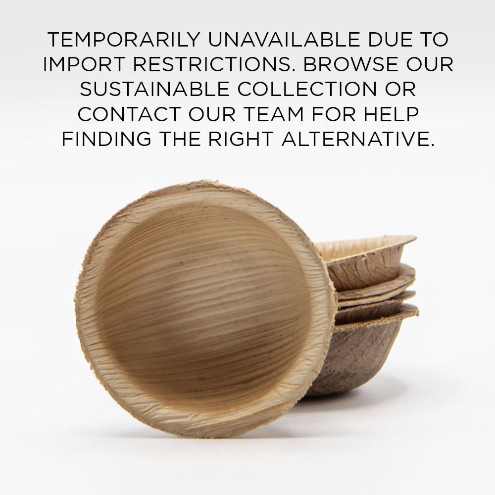 2.5" Palm Leaf Hors D'oeuvre Serving Bowls