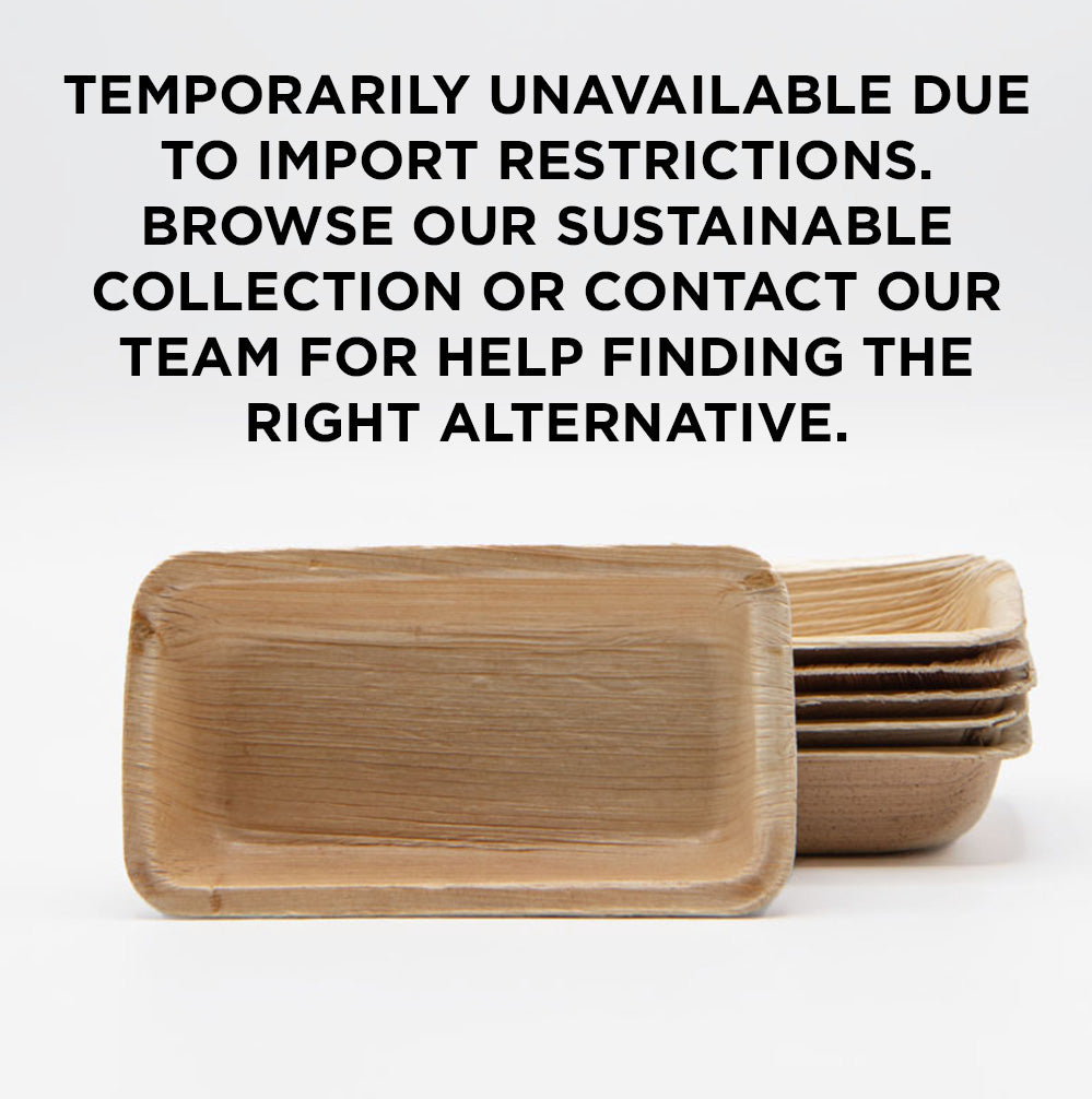 2" x 4" Mini Palm Leaf Tray