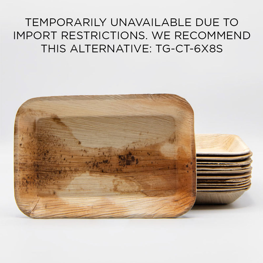 6" x 9" Palm Leaf Tray