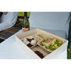 11" x 15" x 3" Deep Large Tray with Attached Lid (10 count Retail Pack) ESTIMATED RESUPPLY 12/20/20-VerTerra Dinnerware