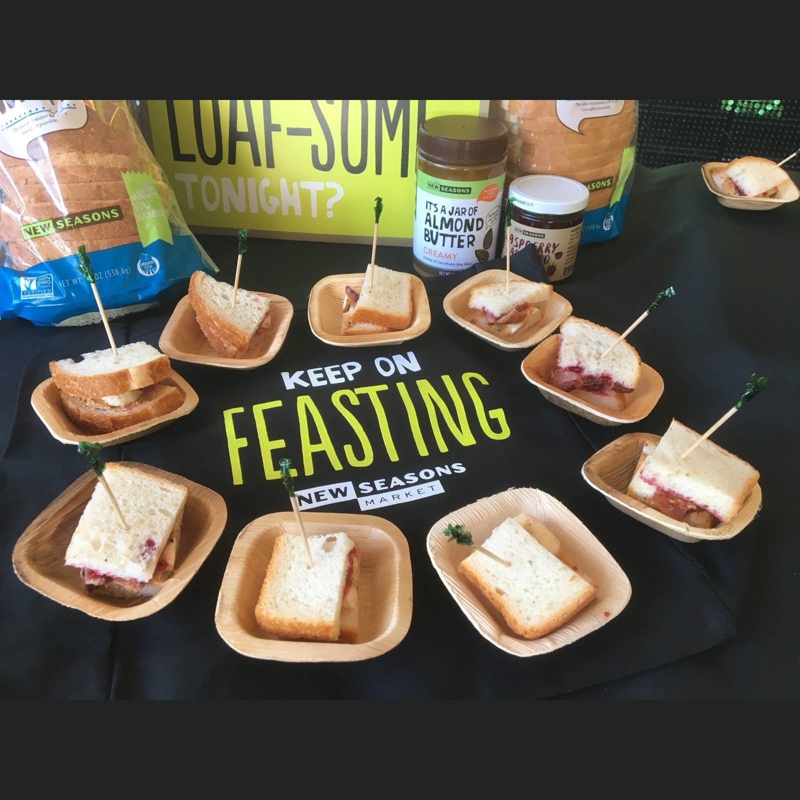 3" x 3" Square Palm Leaf Bowls (25 count Retail Pack) ESTIMATED RESUPPLY 2/15/21-VerTerra Dinnerware