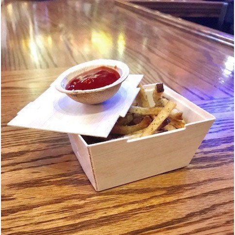 3" x 4" Petite To-Go Box (10 count Retail Pack)-VerTerra Dinnerware