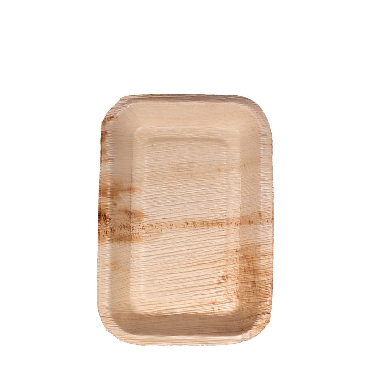 6" x 4.5" Palm Leaf Tray (25 count Retail Pack)-VerTerra Dinnerware