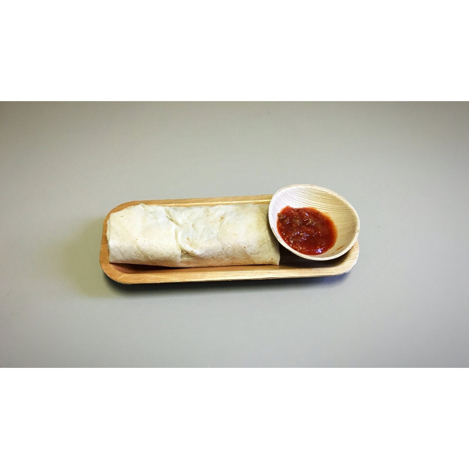 4" x 10" Rectangular Palm Leaf Tray (25 count Retail Pack)-VerTerra Dinnerware