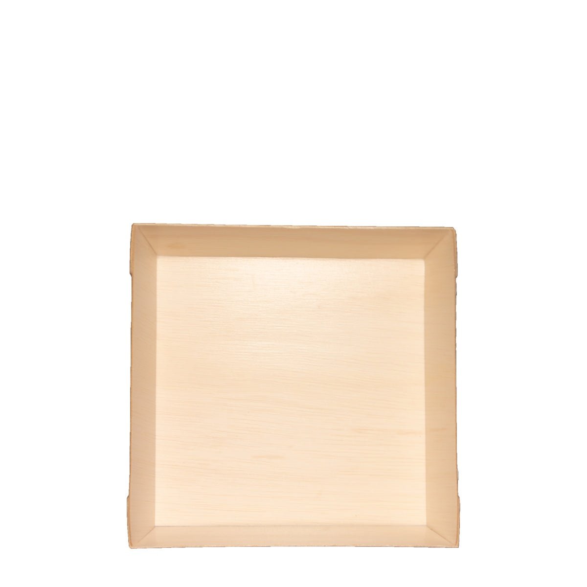 5" x 5" Fixed Sided Square Tray (20 count Retail Pack)-VerTerra Dinnerware