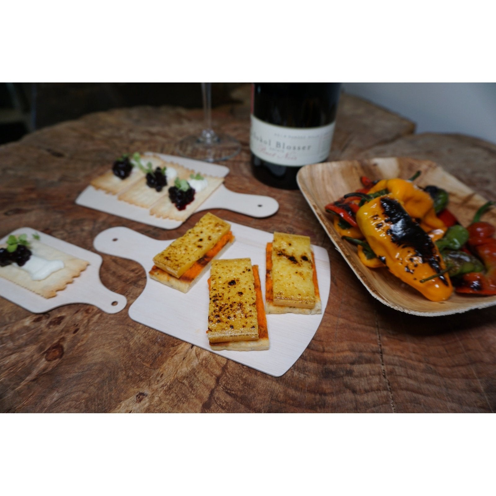 5" x 5" Small Square Single-Use Cheese Board (10 Count Retail Pack) ESTIMATED RESUPPLY 2/15/21-VerTerra Dinnerware