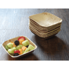 5" x 5" Square Palm Leaf Bowls (25 count Retail Pack)-VerTerra Dinnerware