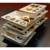 5" x 7" Fixed Sided Medium Rectangle Tray (20 count Retail Pack)-VerTerra Dinnerware