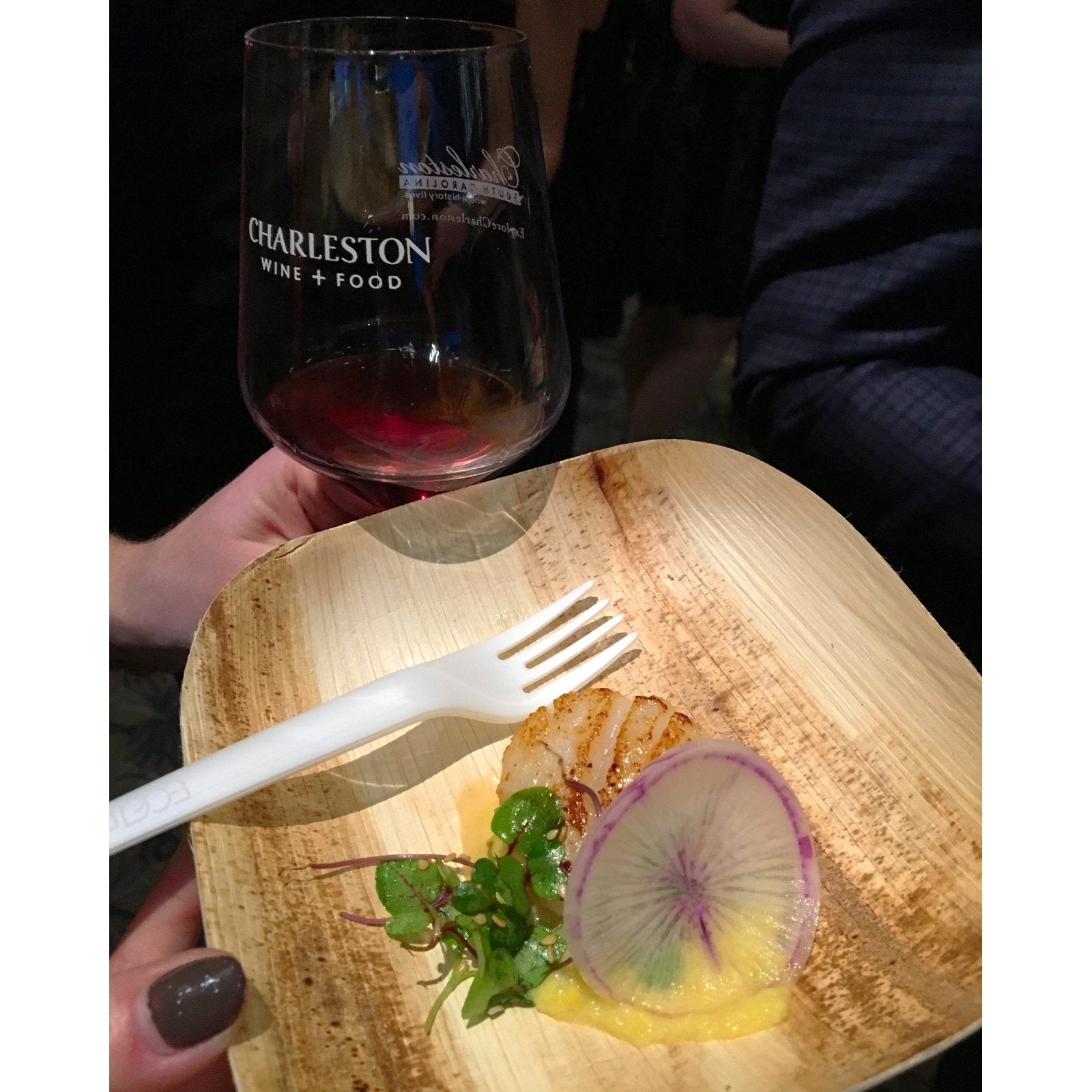 6" x 6" Palm Leaf Bowl (25 count Retail Pack)-VerTerra Dinnerware