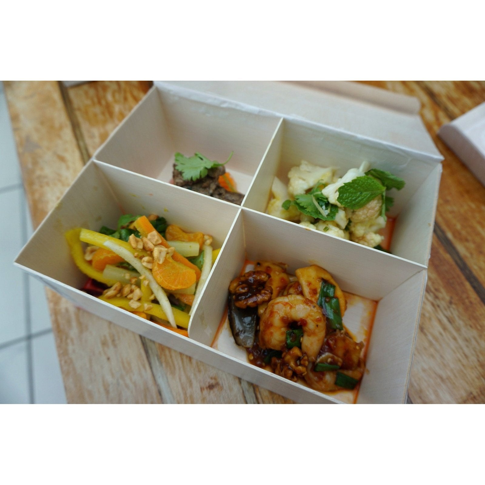 6" x 8" Collapsible Medium Vento Box with Attached Lid (10 count Retail pack) ESTIMATED RESUPPLY 12/20/20-VerTerra Dinnerware