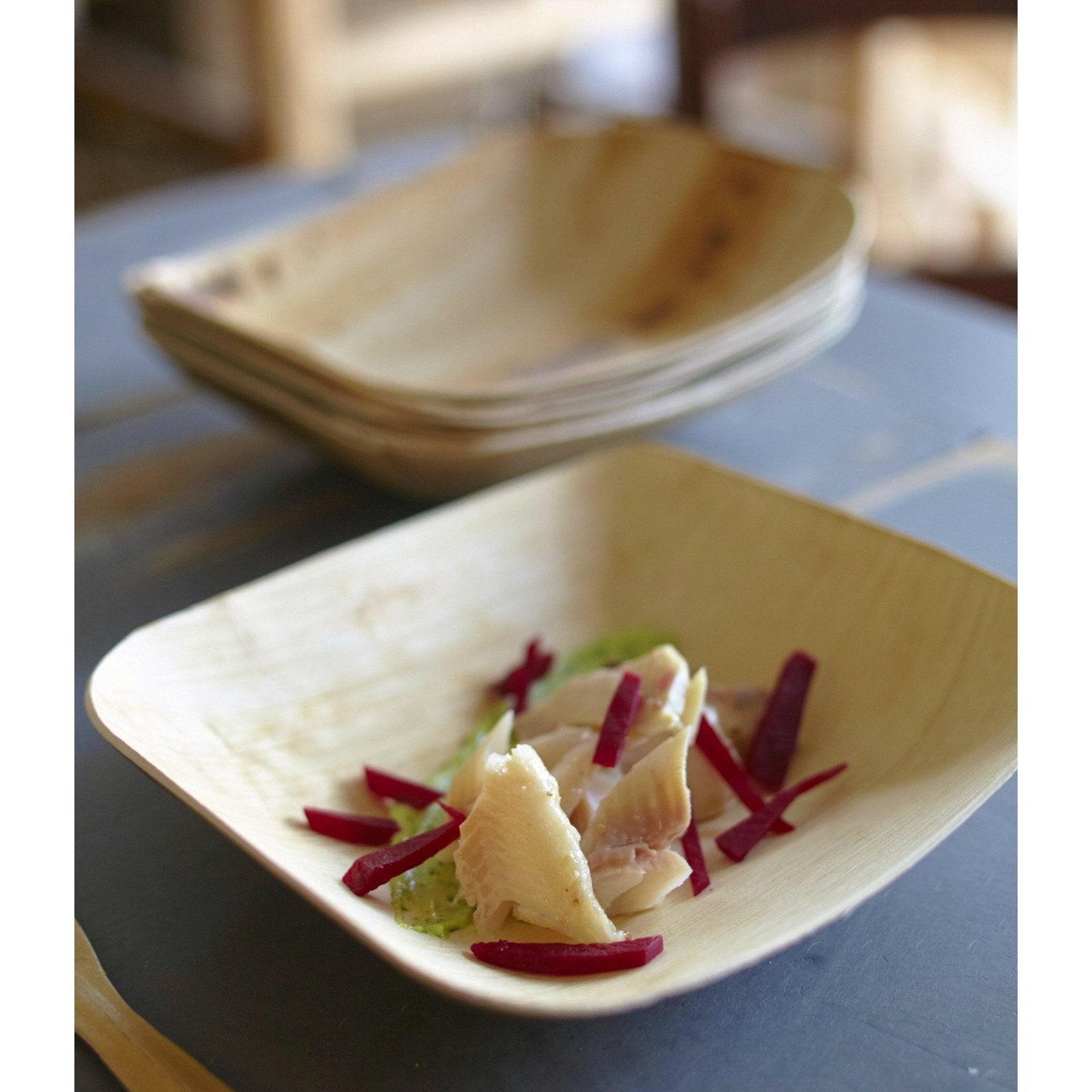 6" x 8" Palm Leaf Bowls (25 count Retail Pack) ESTIMATED RESUPPLY 12/15/20-VerTerra Dinnerware