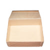 8" x 11"x2" Large Rectangle Collapsible Box with Attached Lid (10 count Retail Pack)-VerTerra Dinnerware