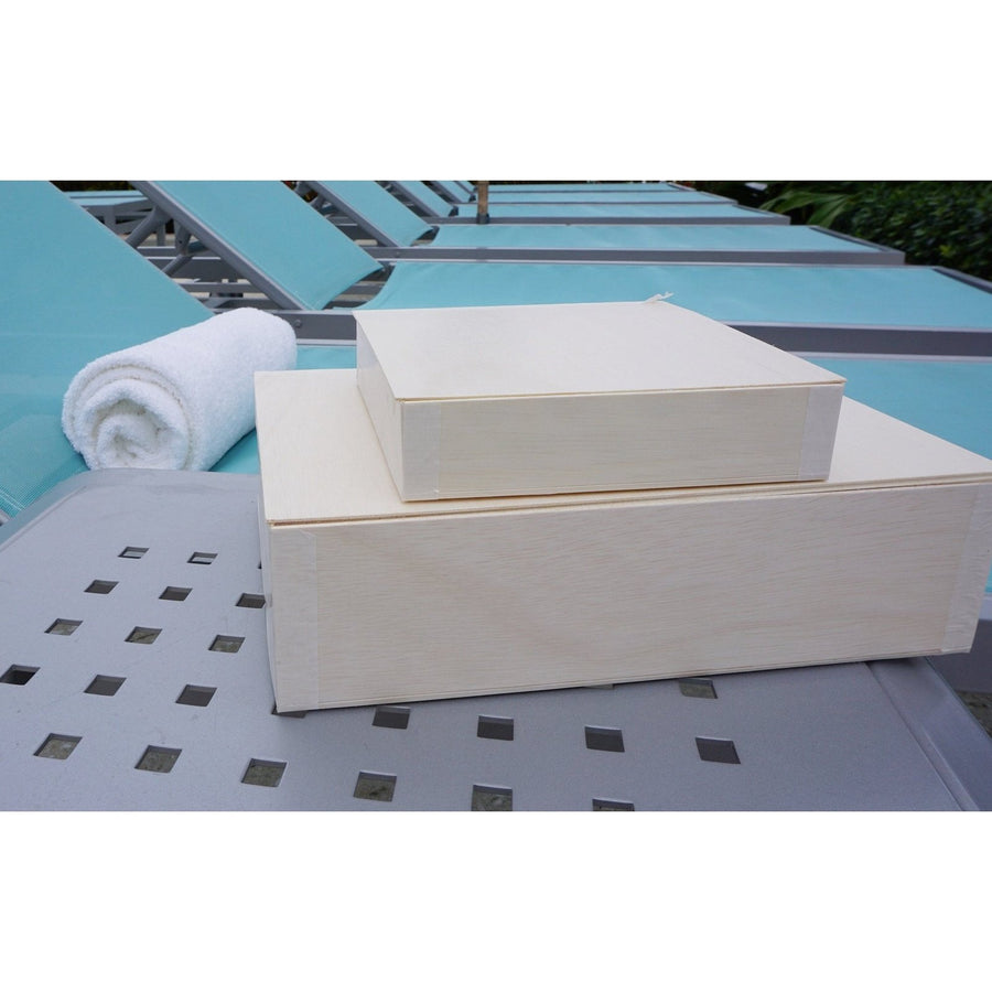 8" x 11"x2" Large Rectangle Collapsible Box with Attached Lid (10 count Retail Pack)-VerTerra Dinnerware