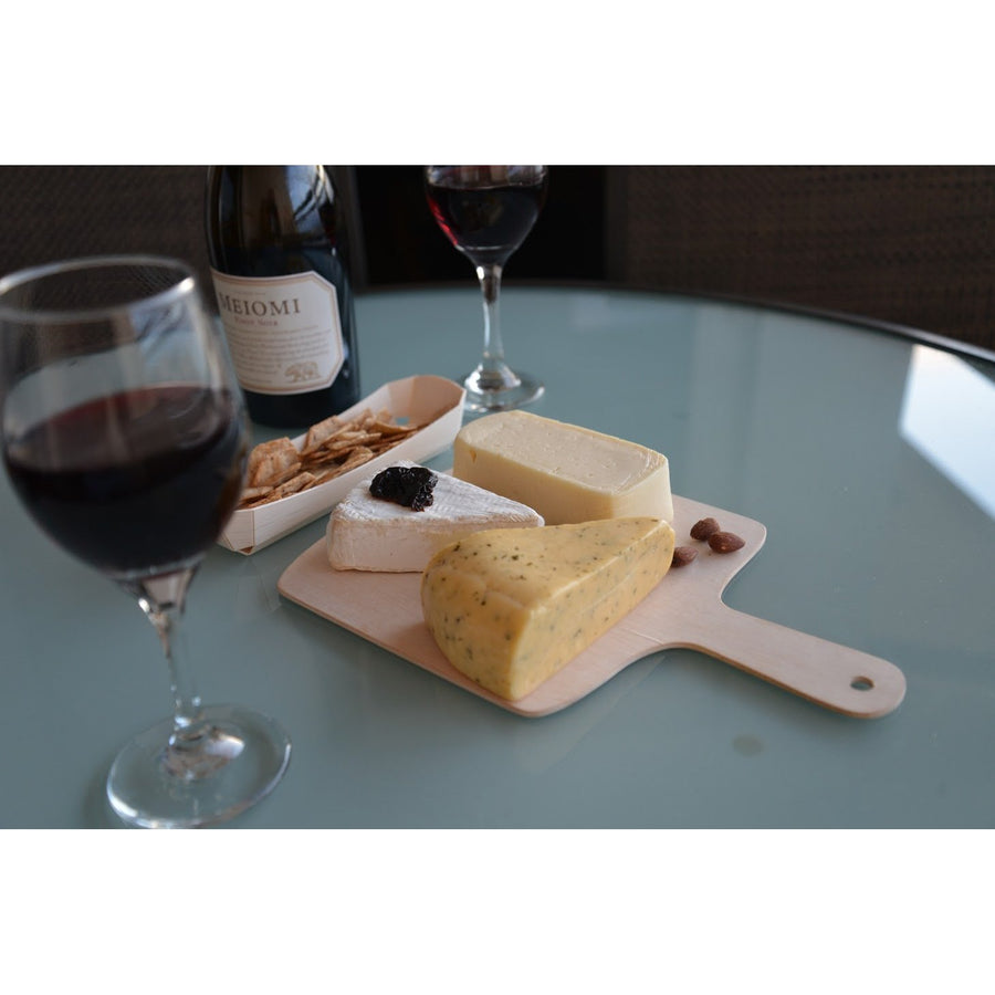 8" x 8" Medium Square Single-Use Cheese Board (10 count Retail Pack)-VerTerra Dinnerware