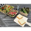 8" x 8" Medium Square Single-Use Cheese Board (10 count Retail Pack)-VerTerra Dinnerware