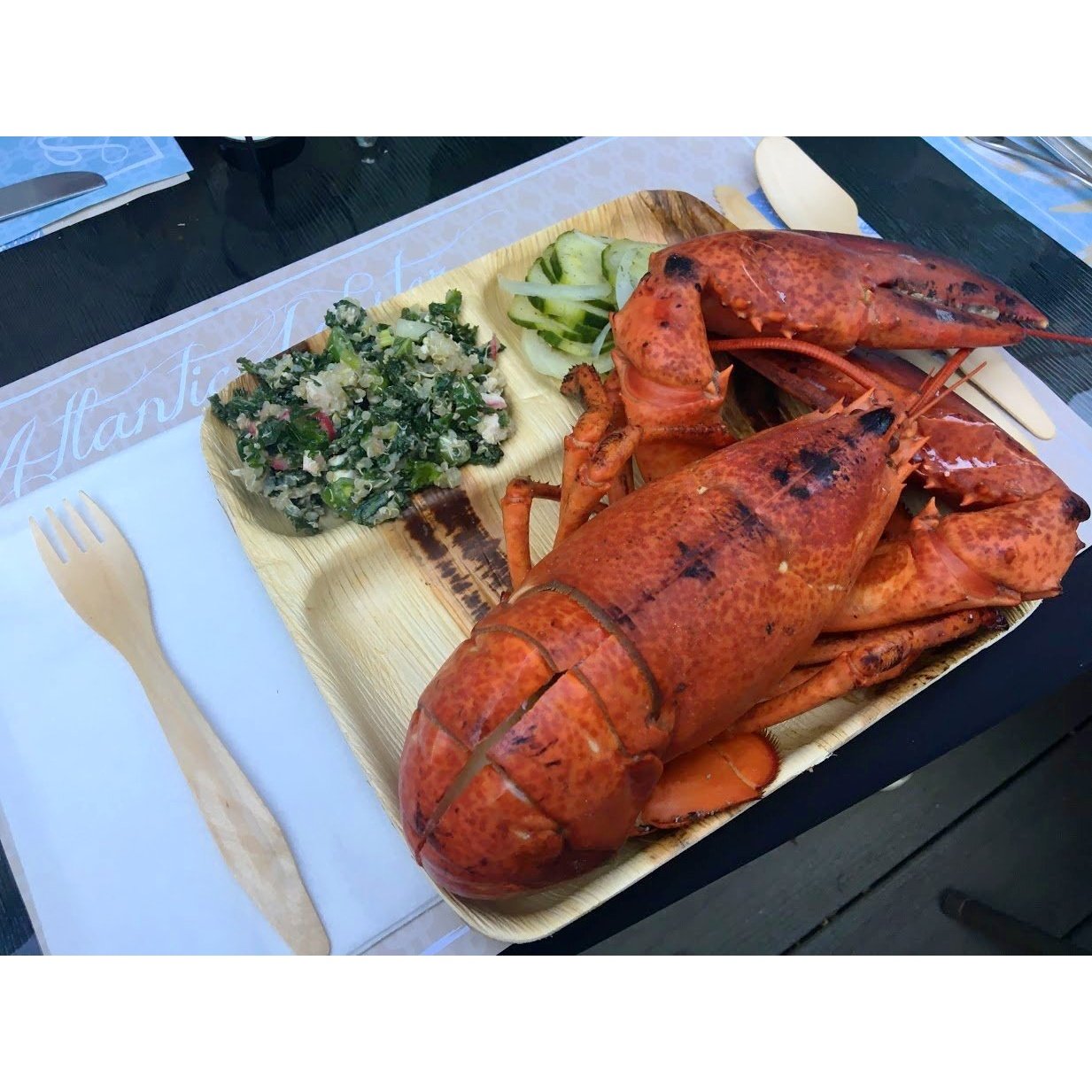 9" x 9" - 3 Compartment Palm Leaf Plates ( 25 Count Retail Pack)-VerTerra Dinnerware