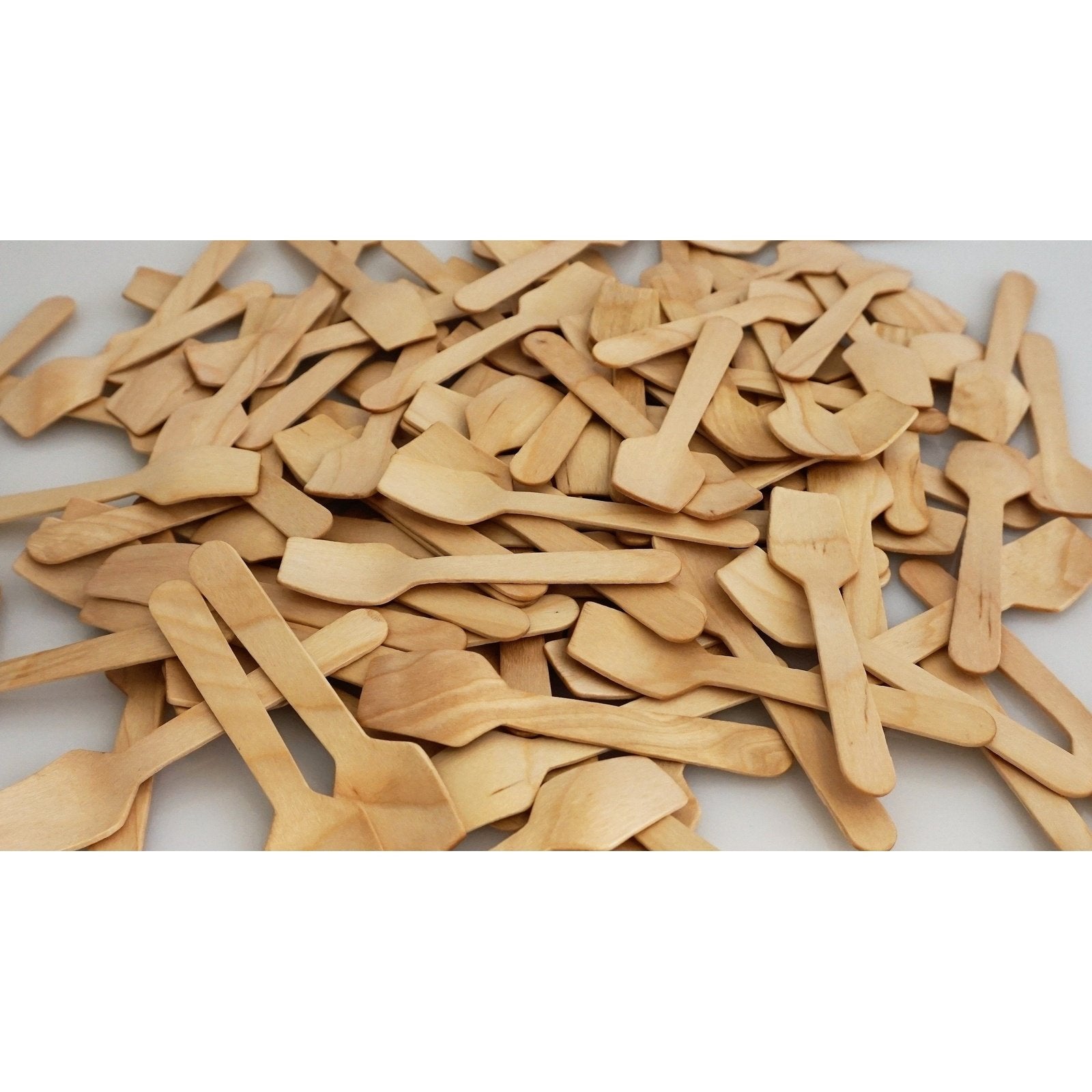 Wooden Tasting Spoons (100 count Retail Pack)-VerTerra Dinnerware