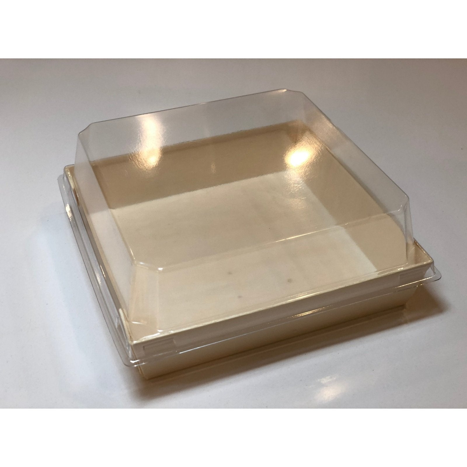 Plastic Plates - Clear Rectangle Cake Plates