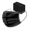 Black 3 Ply Mask - Case of 2,000 (40 boxes of 50)