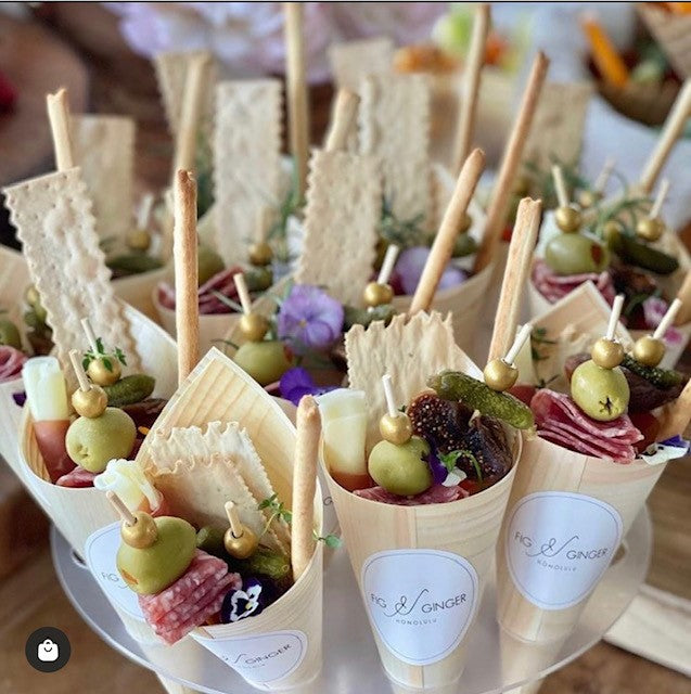 Snack Cones w/ Tray Wedding