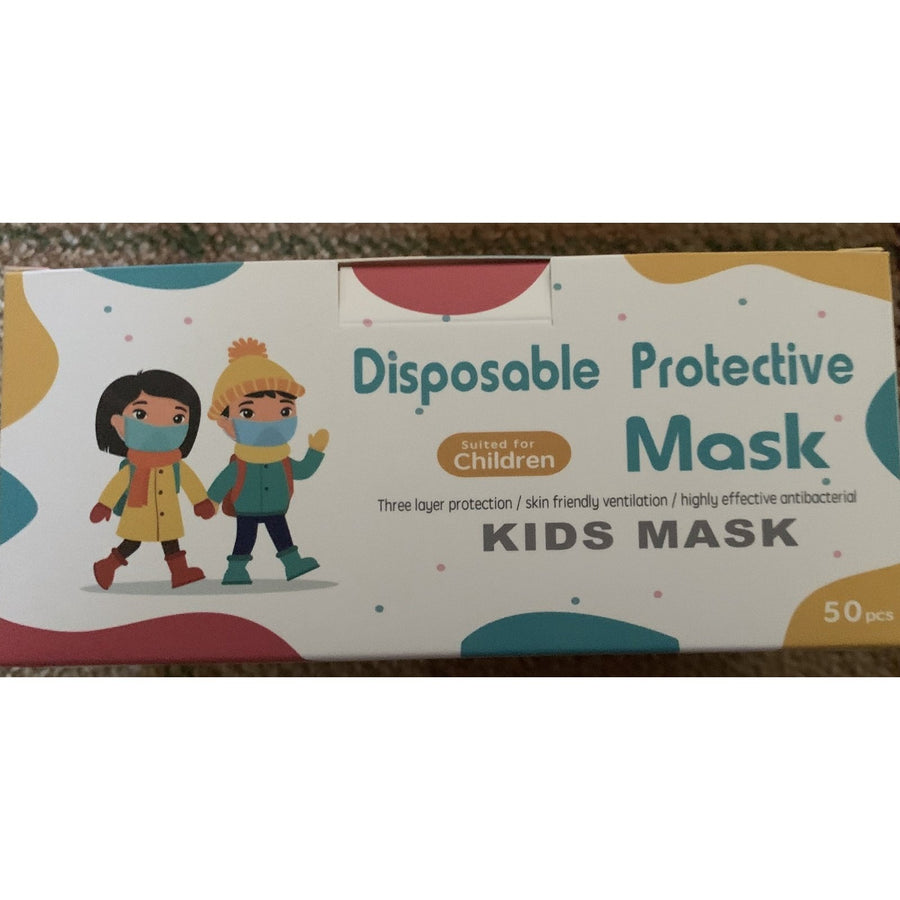 Kids 3 Ply Mask (1 box 50 pieces)-VerTerra Dinnerware