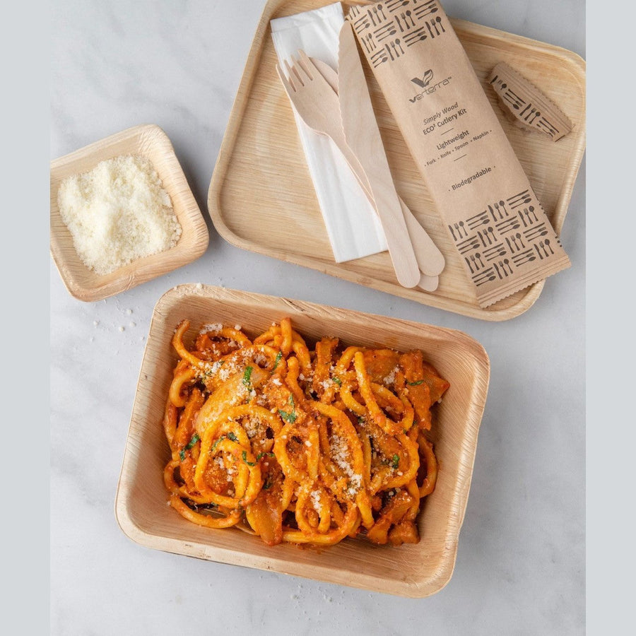 26 oz Palm Plate + Bowl Combo